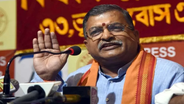 Jharkhand News: विश्व हिंदू परिषद के केंद्रीय महामंत्री मिलिंद परांडे का फाइल फोटो।