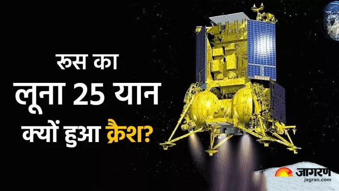 Russia Luna 25 spacecraft Crashed- आखिर क्यों विफल हुआ लूना-25 मिशन, समझ लें पूरी कहानी।(फोटो सोर्स: जागरण)