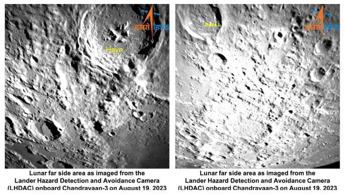 चंद्रयान ने लैंडिंग से पहले भेजी तस्वीरें (Images: Isro)