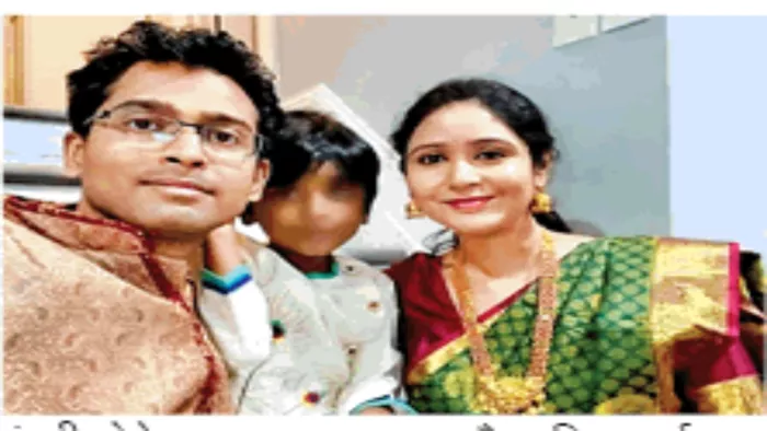 दंपती योगेश एच. नागराजप्पा और प्रतिभा वाई।