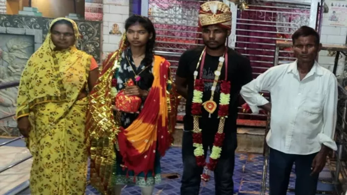 छपरा में प्रेमी और प्रेमिका ने रचाई शादी (जागरण)