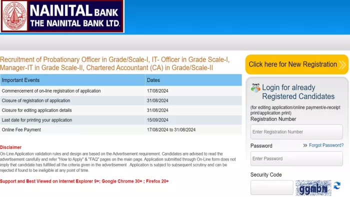 Nainital Bank Recruitment 2024 के लिए यहां से भरें फॉर्म।