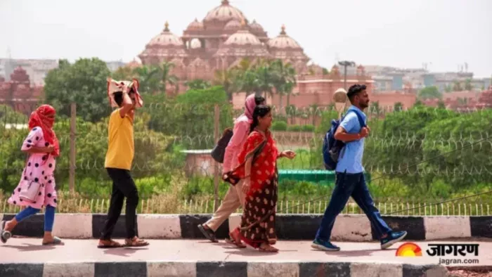 उमस भरी गर्मी के बीच हीट इंडेक्स रहा 45 डिग्री। फाइल फोटो