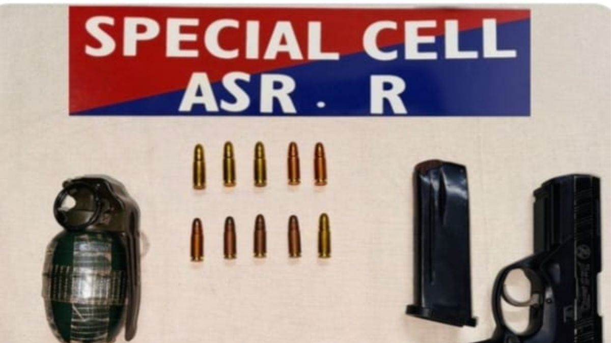 babbar khalsa international terrorist arrested in amritsar with weapons