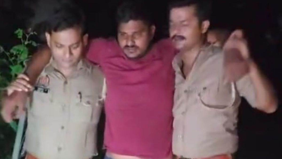 mathura news accused arrested after encounter truck abandoned
