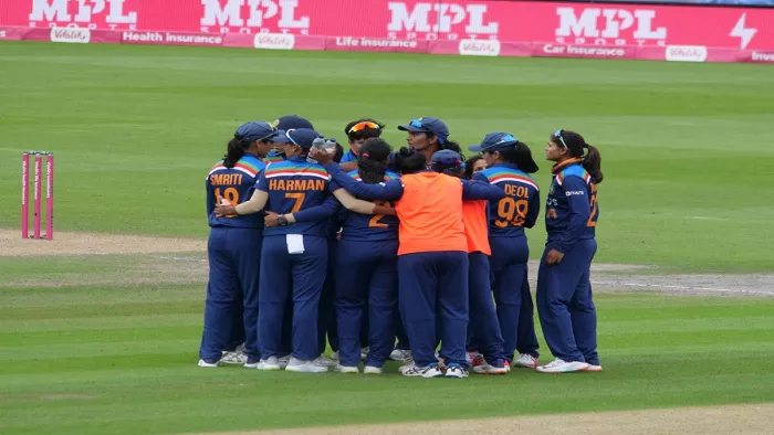 IND W vs ENG W ODI Live Streaming: हरमनप्रीत कौर के नेतृत्व में टीम इंडिया (फोटो क्रेडिट ट्विटर)