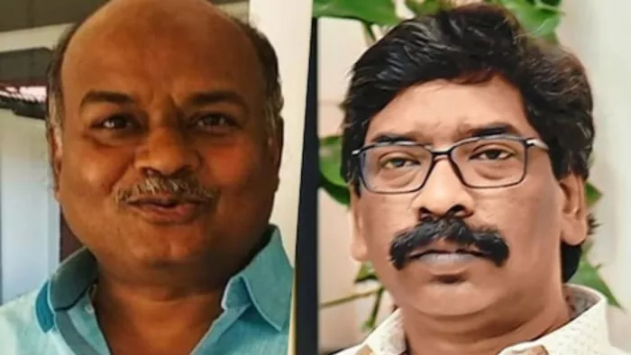 Hemant Soren News: पंकज मिश्रा और मुख्यमंत्री हेमंत सोरेन का फाइल फोटो।