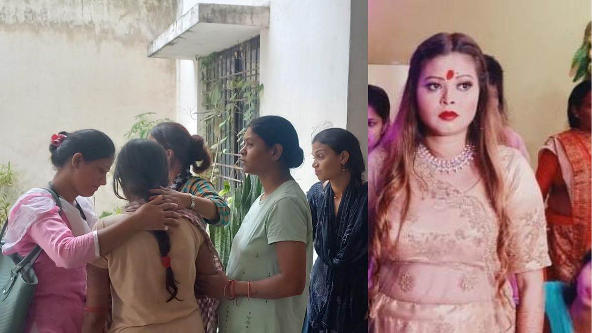 घटना के बाद विलाप करते स्‍वजन और सोनम की फाइल फोटो।