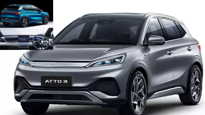 New BYD Atto 3 EV SUV 11 अक्टूबर को होगी लॉन्च