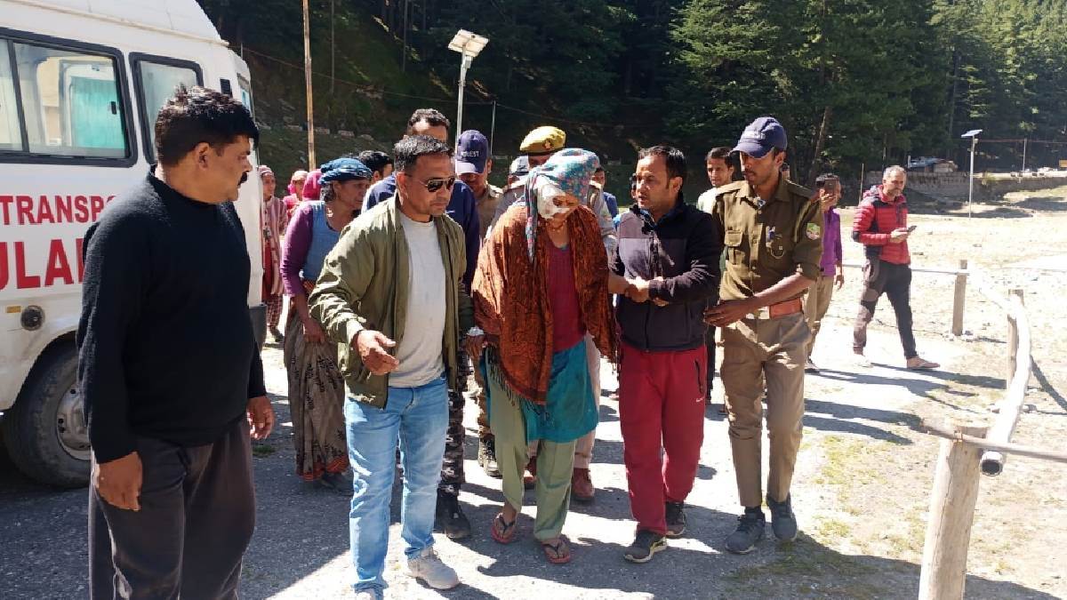 woman seriously injured by bear attack in dharali village in uttarkashi referred to rishikesh after first aid