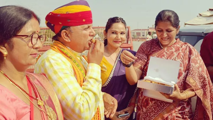 Women Reservation Bill लोकसभा में पास होने पर BJP में खुशी।