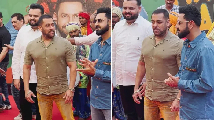 'मौजा ही मौजा' के ट्रेलर लॉन्च इवेंट में नजर आए सलमान खान (Photo Credit-Instagram)