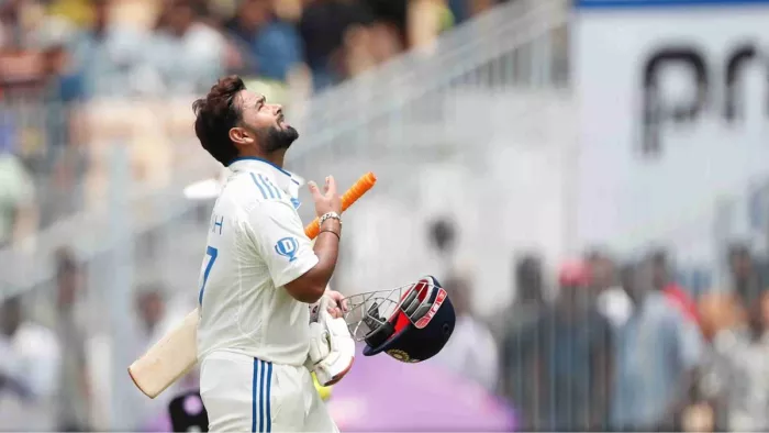चेन्नई टेस्ट के दौरान ऋषभ पंत। फोटो- BCCI