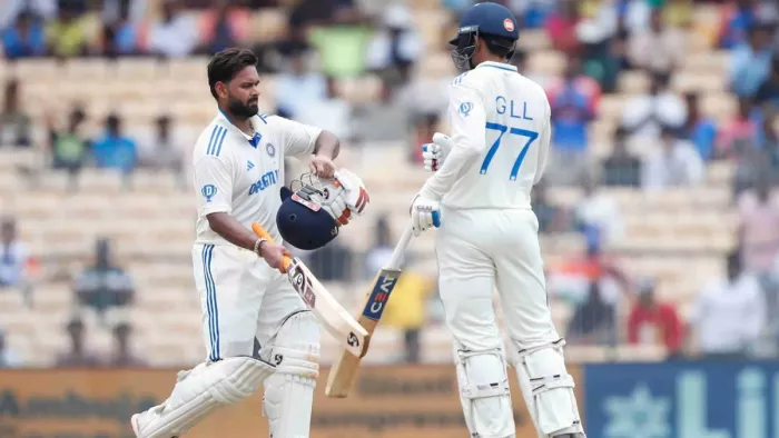 ऋषभ पंत और शुभमन गिल के बीच हुई 167 रन की साझेदारी। फोटो- BCCI