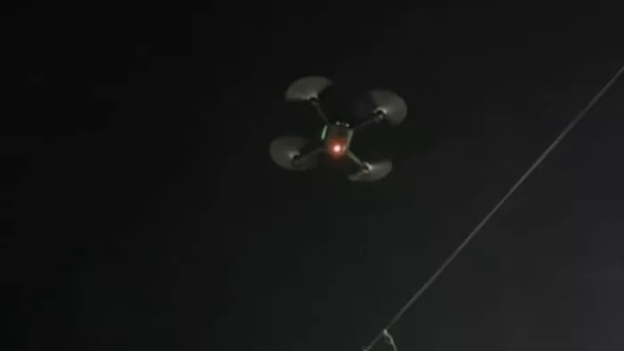 रात में ड्रोन दिखने से लोगों में दहशत। जागरण फोटो