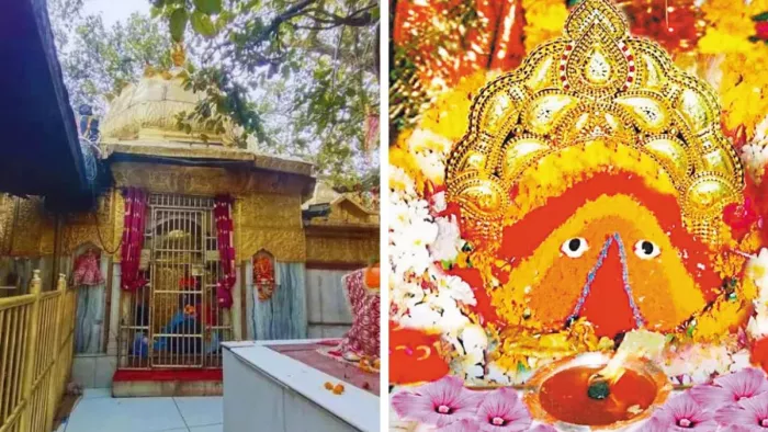 श्री चिंतपूर्णी माता मंदिर व मां की पवित्र पिंडी। जागरण आर्काइव