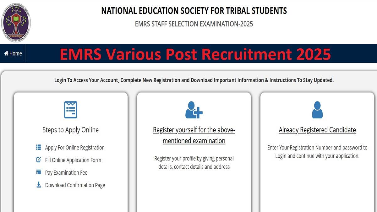 emrs recruitment 2025 eklavya schools are recruiting for tgt pgt principal and other non teaching positions apply soon