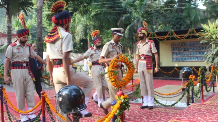 लुधियाना में पुलिस स्मृति दिवस पर शहीदों को किया गया याद। (जागरण)