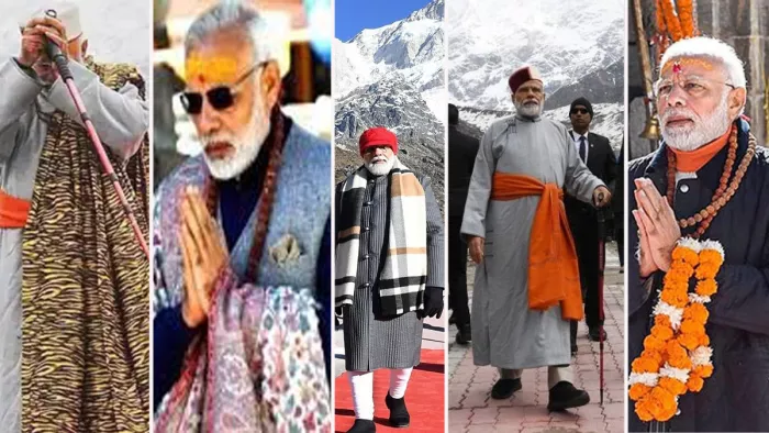 PM Modi Uttarakhand Visit: पीएम मोदी के केदारनाथ के छह दौरे और छह खास पोशाक