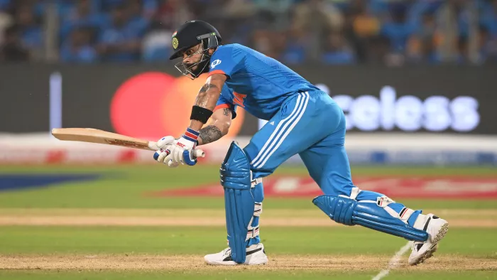 IND vs NZ: विराट कोहली का रिकॉर्ड धर्मशाला में बेहद शानदार है।