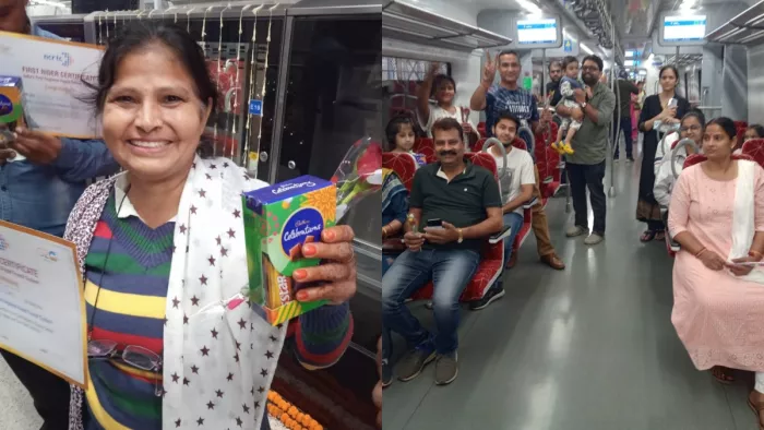 पहली नमो भारत ट्रेन हुई रवाना