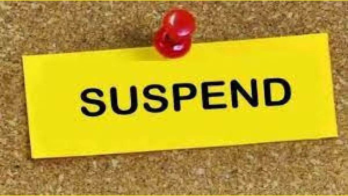 on the orders of police commissioner akhil kumar seven policemen including rail bazaar police station inspector suspended in kanpur