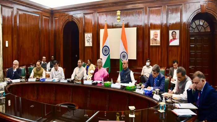 Nirmla Sitharaman chairs first meeting for Budget 2023-24 (ANI Photo)
