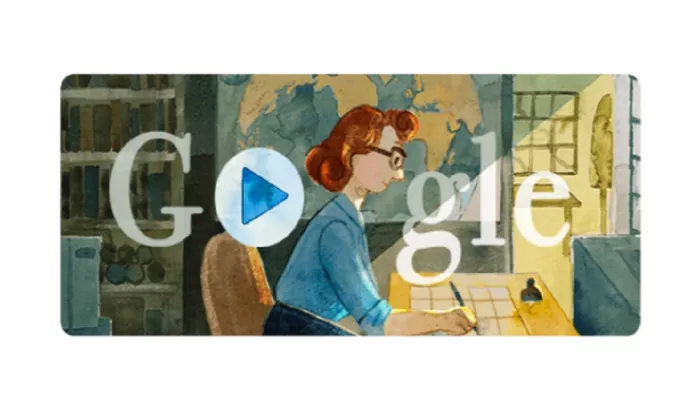 Google Doodle Marie Tharp Photo Credit- Google India