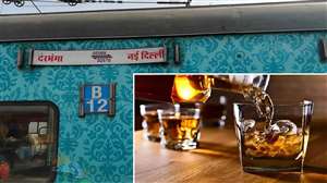 कानपुर सेंट्रल स्टेशन पर ट्रेन के एसी कोच में छापा मारा।