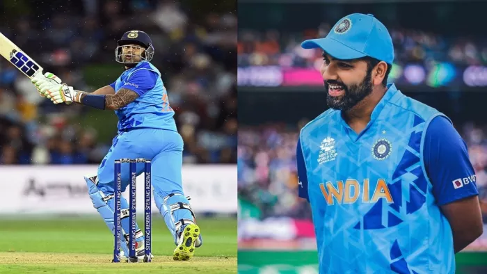 IND vs NZ: सूर्यकुमाय यादव और रोहित शर्मा (डिजाइन फोटो)