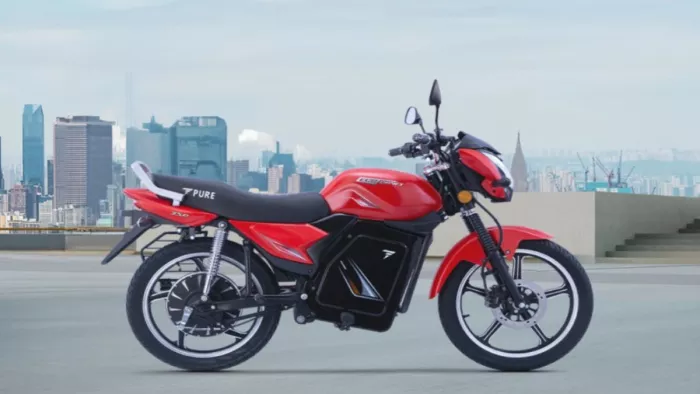 Pure EV ने ecoDryft 350 इलेक्ट्रिक बाइक को लॉन्च किया है।