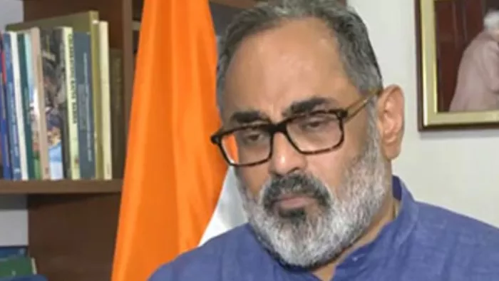 केंद्रीय मंत्री राजीव चंद्रशेखर ( फोटो- ANI )