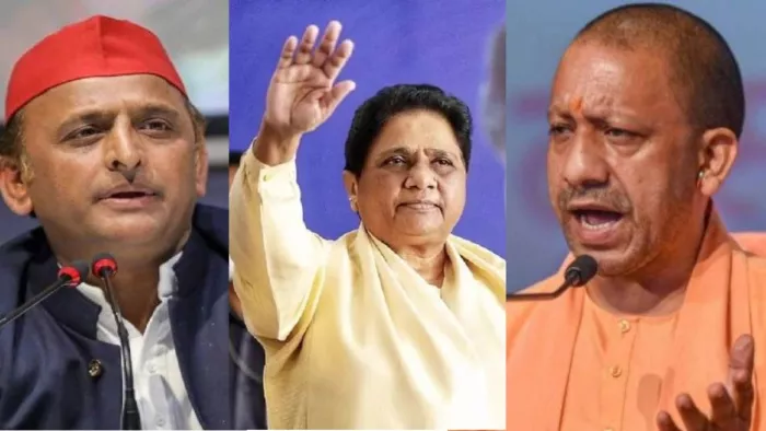 अखिलेश यादव, मायावती व योगी आदित्यनाथ (फाइल फोटो)