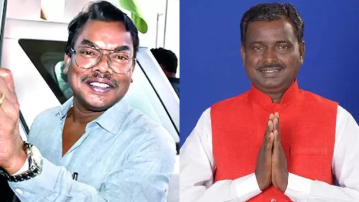 जेएमएम प्रत्याशी बसंत सोरेन और बीजेपी प्रत्याशी सुनील सोरेन। फाइल फोटो