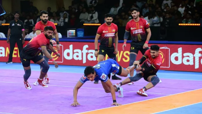 Haryana Steelers ने बेंगलुरू बुल्स को हराया। फोटो- स्टार स्पोर्ट्स