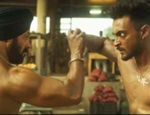 फ़र्स्ट लुक वीडियो में सलमान ख़ान और आयुष शर्मा। फोटो- स्क्रीनशॉट