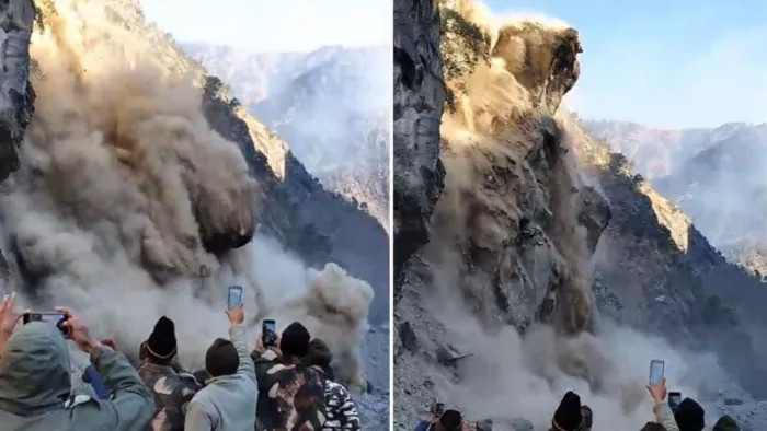 Landslide in Pithoragarh : धारचूला-तवाघाट एनएच पर हुआ लैंडस्लाइड। फाइल