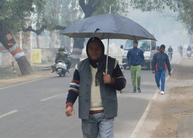 weather changed drizzle increased cold