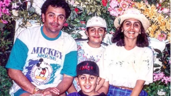 neetu kapoor rememberd her late husband, shares childhood photo of son Ranbir and Riddhima with husband, via instagram