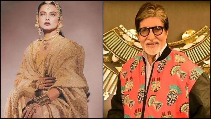 अमिताभ बच्चन ने रेखा के साथ शेयर की तस्वीर। फोटो क्रेडिट- इंस्टाग्राम