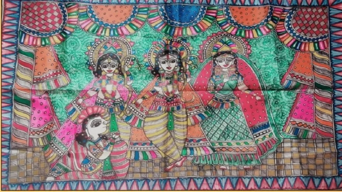 Ram Mandir Pran Pratishtha : दरभंगा की सुधा मिश्रा ने चित्रों में रची राम कथा, आज अयोध्या में दिखाई जाएगी पेंटिंग