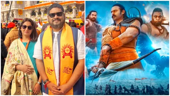 प्राण प्रतिष्ठा में पहुंचे 'आदिपुरुष' के डायरेक्टर ओम राउत, (X Image)