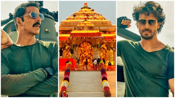 अक्षय कुमार और टाइगर श्रॉफ हुए राम मय, (X Image)