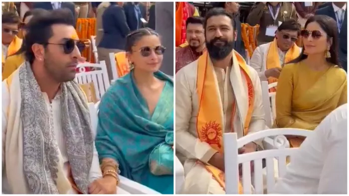 रणबूीर-आलिया और कटरीना-विक्की एक फ्रेम में आए नजर, (X Image)