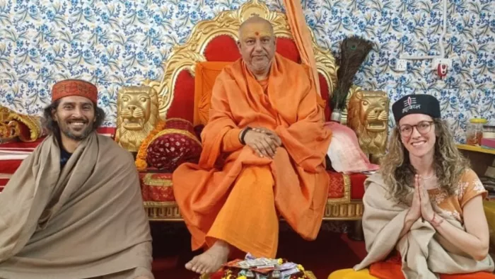 दिल्ली के सिद्धार्थ शिव और ग्रीस की पिनेलोपी कुंभ मेले में 26 जनवरी को शादी करेंगे। जागरण फोटो