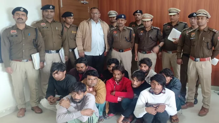 नूंह पुलिस ने एक गिरोह का पर्दाफाश किया है। जागरण फोटो