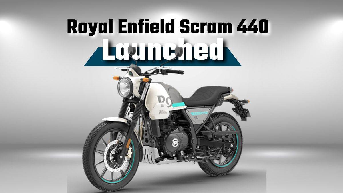 new royal enfield scram 440 launched bigger engine new design and updated console