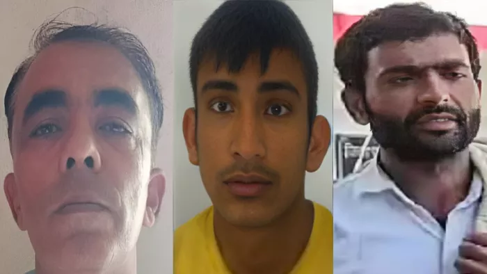 शामली मुठभेड़ में मारे गए बदमाश। क्रमश: सतीश, मंजीत और अरशद