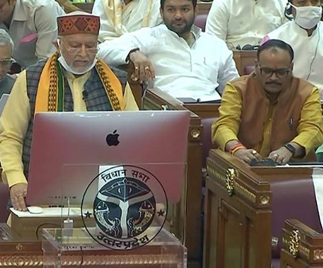 वित्त मंत्री सुरेश कुमार खन्ना -सीएम योगी आदित्यनाथ ।