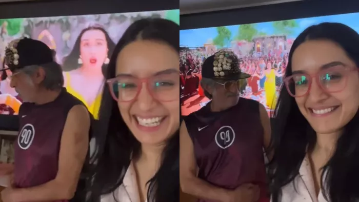 show me the thumka, Shraddha Kapoor, Shakti Kapoor, Shakti Kapoor Dance Video, Shakti Kapoor Dance, Shakti And Shraddha Kapoor Dance